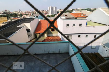 Vista da Sala  de apartamento à venda com 3 quartos, 112m² em Vila Pires, Santo André