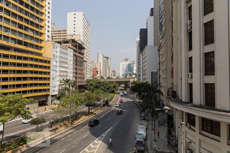 Vista da Sacada de apartamento para alugar com 1 quarto, 45m² em Centro, São Paulo