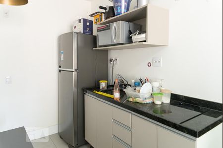 Cozinha de kitnet/studio para alugar com 1 quarto, 27m² em Campos Elíseos, São Paulo