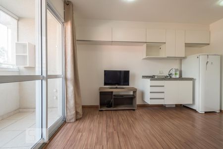 Sala de apartamento para alugar com 1 quarto, 32m² em Santo Amaro, São Paulo