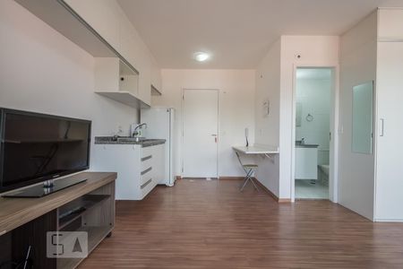 Sala de apartamento para alugar com 1 quarto, 32m² em Santo Amaro, São Paulo