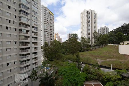 Varanda da Sala _ Vista de apartamento para alugar com 2 quartos, 85m² em Vila Andrade, São Paulo