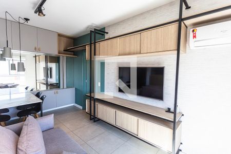 Sala de apartamento para alugar com 1 quarto, 48m² em Lourdes, Belo Horizonte