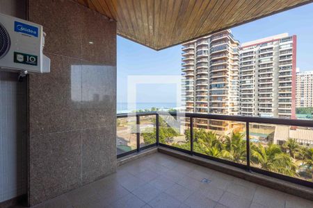 Varanda de apartamento para alugar com 1 quarto, 56m² em Barra da Tijuca, Rio de Janeiro