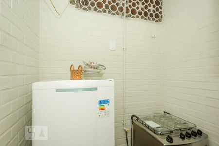 Cozinha de kitnet/studio para alugar com 1 quarto, 23m² em Copacabana, Rio de Janeiro