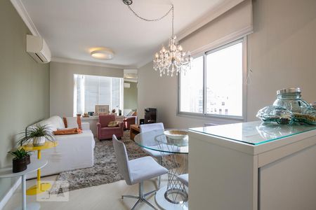 Sala de apartamento para alugar com 1 quarto, 40m² em Vila Nova Conceição, São Paulo