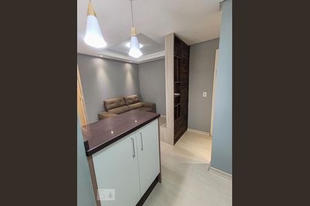 Detalhe Sala de apartamento à venda com 2 quartos, 56m² em Santo André, São Leopoldo