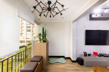 Varanda Gourmet de apartamento à venda com 2 quartos, 75m² em Jardim Leonor Mendes de Barros, São Paulo