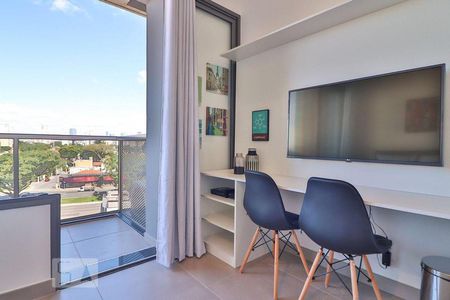 Sala de apartamento para alugar com 1 quarto, 30m² em Vila Olímpia, São Paulo