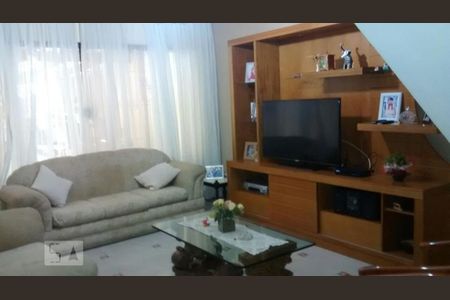 Sala de casa à venda com 3 quartos, 199m² em Vila Scarpelli, Santo André