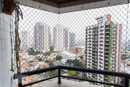 Varanda da Suíte de apartamento à venda com 3 quartos, 84m² em Chácara Santo Antônio (zona Leste), São Paulo