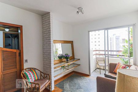 Sala de apartamento para alugar com 2 quartos, 66m² em Brooklin Paulista, São Paulo