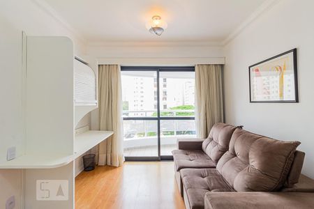 Sala de apartamento à venda com 1 quarto, 41m² em Indianópolis, São Paulo