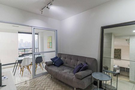 Sala de apartamento para alugar com 1 quarto, 37m² em Vila Cordeiro, São Paulo