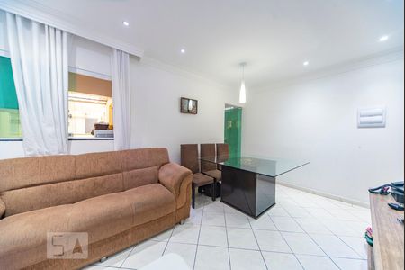 Sala de apartamento à venda com 3 quartos, 91m² em Vila Valparaíso, Santo André