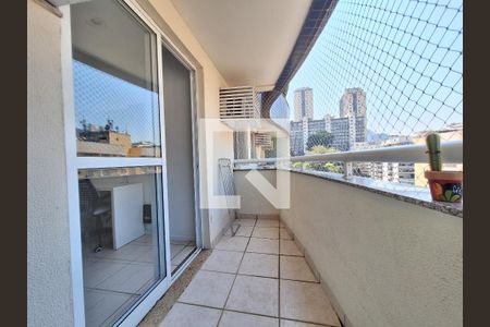 Varanda  de apartamento à venda com 1 quarto, 45m² em Botafogo, Rio de Janeiro