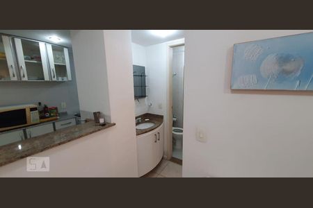 Sala/Cozinha de apartamento à venda com 1 quarto, 45m² em Botafogo, Rio de Janeiro