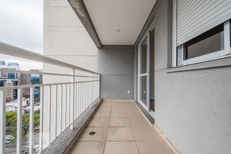 Varanda  de apartamento à venda com 1 quarto, 44m² em Brooklin, São Paulo
