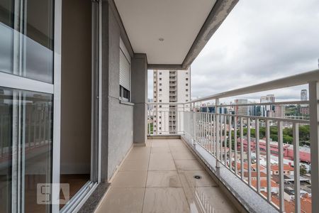 Varanda  de apartamento para alugar com 1 quarto, 44m² em Brooklin, São Paulo