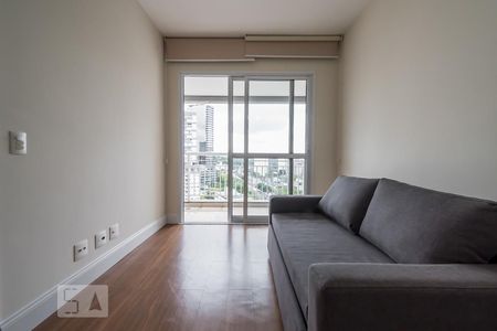 Sala de apartamento à venda com 1 quarto, 44m² em Brooklin, São Paulo