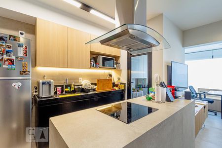 Cozinha de kitnet/studio à venda com 1 quarto, 53m² em Vila Nova Conceição, São Paulo