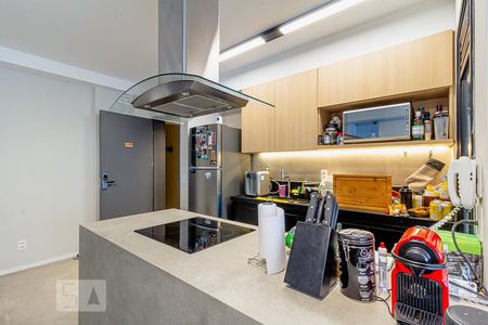 Cozinha de kitnet/studio à venda com 1 quarto, 53m² em Vila Nova Conceição, São Paulo