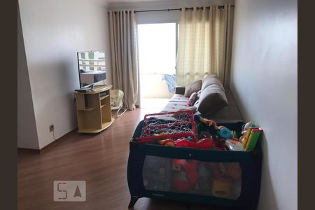 Sala de apartamento à venda com 3 quartos, 93m² em Vila Santa Teresa, Santo André