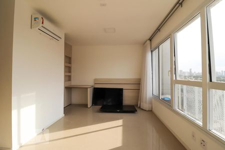 Sala e Quarto de kitnet/studio para alugar com 1 quarto, 40m² em Jardim Goiás, Goiânia