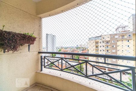 Varanda da Sala de apartamento à venda com 2 quartos, 55m² em Vila Leopoldina, Santo André