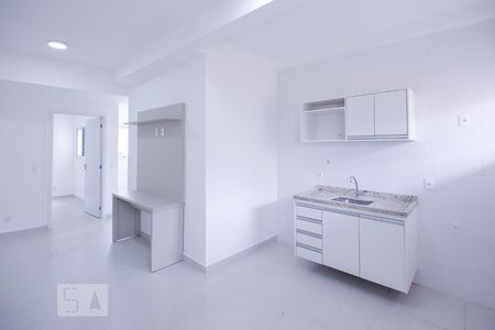 Sala e Cozinha de apartamento para alugar com 1 quarto, 35m² em Luz, São Paulo