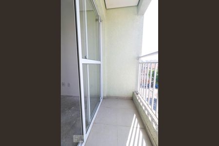 Varanda da Sala  de apartamento à venda com 1 quarto, 52m² em Vila Alto de Santo Andre, Santo André