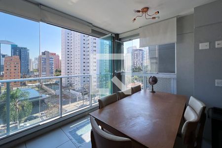 Varanda de apartamento à venda com 1 quarto, 49m² em Indianópolis, São Paulo