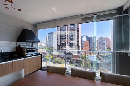 Varanda de apartamento à venda com 1 quarto, 49m² em Indianópolis, São Paulo