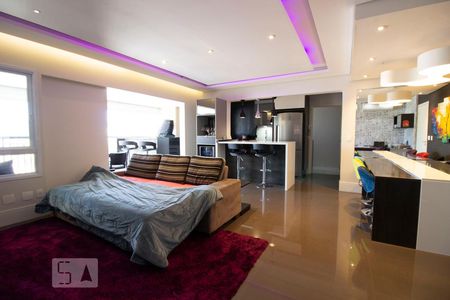 Sala de apartamento para alugar com 2 quartos, 128m² em Anhangabaú, Jundiaí