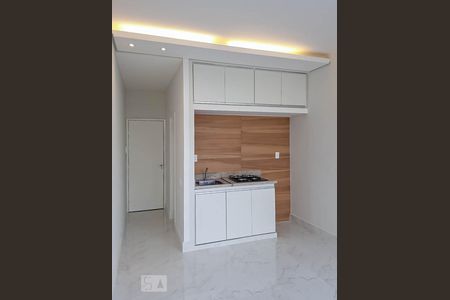 Sala/Cozinha de kitnet/studio para alugar com 1 quarto, 25m² em Santo Agostinho, Belo Horizonte