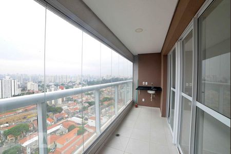 Varanda da Sala de apartamento para alugar com 1 quarto, 42m² em Jardim da Gloria, São Paulo