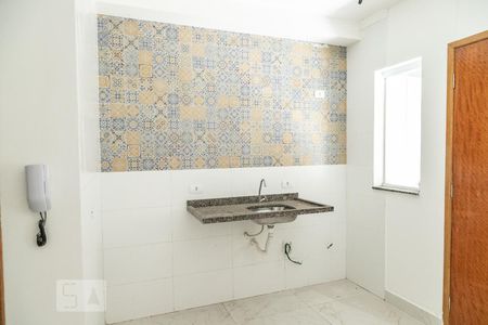 Sala e cozinha de apartamento para alugar com 1 quarto, 35m² em Jardim Maringá, São Paulo