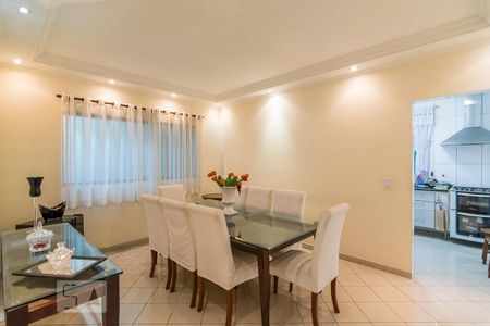Sala de Jantar de casa à venda com 3 quartos, 260m² em Vila Homero Thon, Santo André