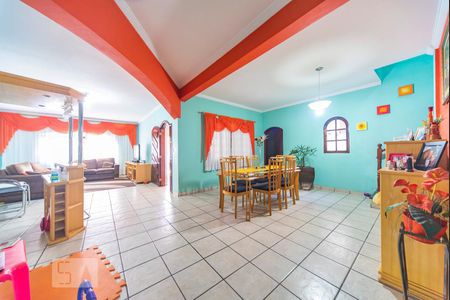 Sala de Jantar  de casa à venda com 6 quartos, 330m² em Jardim Itapoan, Santo André