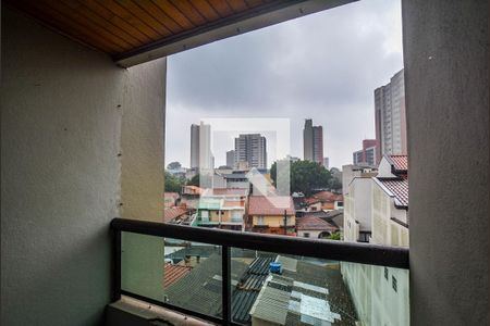 Varanda da Sala de apartamento para alugar com 3 quartos, 79m² em Vila Assunção, Santo André