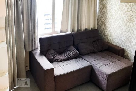 Sala de apartamento à venda com 1 quarto, 48m² em Cidade Monções, São Paulo