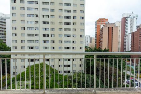 varanda de apartamento para alugar com 1 quarto, 60m² em Vila Nova Conceição, São Paulo