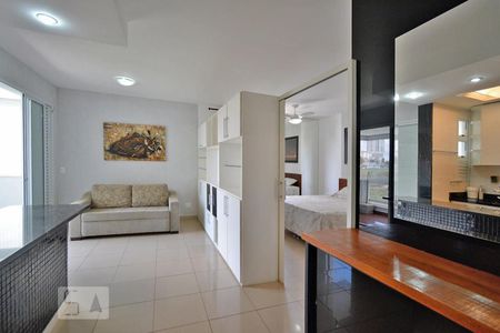 Sala de apartamento para alugar com 1 quarto, 50m² em Vale do Sereno, Nova Lima