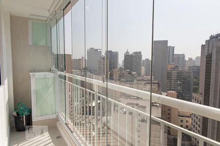 Sacada de kitnet/studio para alugar com 1 quarto, 34m² em República, São Paulo