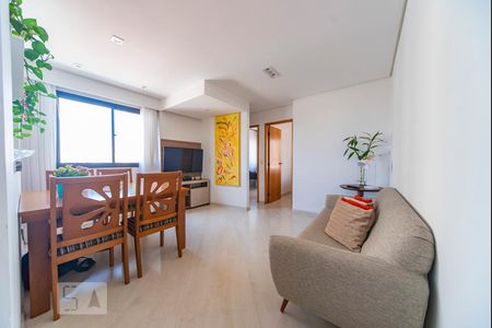 Sala de apartamento para alugar com 2 quartos, 56m² em Campestre, Santo André