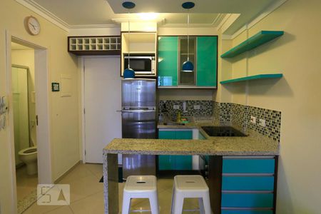 Cozinha de kitnet/studio para alugar com 1 quarto, 34m² em Jardim Ampliação, São Paulo