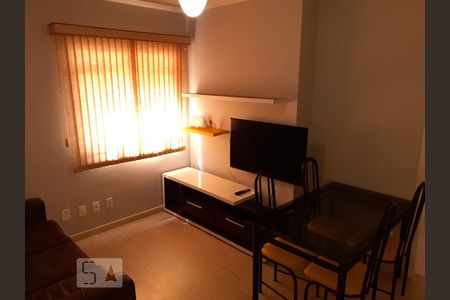 Salas de apartamento à venda com 1 quarto, 43m² em Jardim Chapadão, Campinas