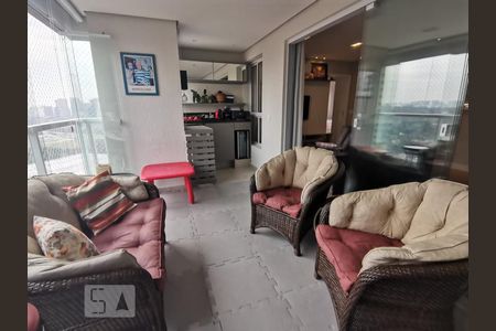 Varanda de apartamento à venda com 2 quartos, 91m² em Jardim Fonte do Morumbi, São Paulo