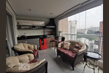 Varanda de apartamento à venda com 2 quartos, 91m² em Jardim Fonte do Morumbi, São Paulo