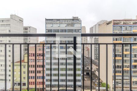 Varanda de kitnet/studio à venda com 1 quarto, 26m² em Centro Histórico de São Paulo, São Paulo